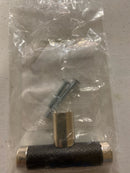 Amerock BP36556PNBBR Esquire 2-5/8 Inch Bar Cabinet Knob - Polished Nickel / Black Bronze