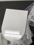 Duravit 0063390000 Starck 3 Elongated Closed-Front Toilet Seat with Soft Close - White