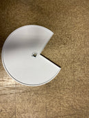 Rev-A-Shelf 6901-24-11-52 RAS Polymer 24" Diameter Replacement Pie Cut Lazy Susan Shelf - Shelf ONLY - White