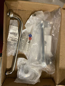 Chicago Faucets, 540-LDL12E1WXFABCP, Wall Mounted Pot Filler Faucet with Lever Handles and 12" Full-Flow Swing Spout, Chrome