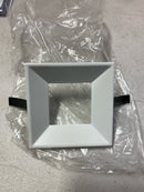 Visual Comfort EN3SLB-OW Entra 3" Square Flangeless Bevel Recessed Trim - White