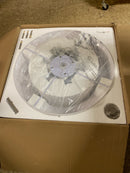 Livex Lighting 45799-91 Meridian 6 Light 30" Wide Semi-Flush Drum Ceiling Fixture - Brushed Nickel