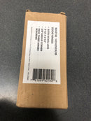 Miseno MDH3503SN 3-1/2 x 3-1/2 Plain Bearing 5/8" Radius Corner Door Hinge - Pack of 3 - Satin Nickel