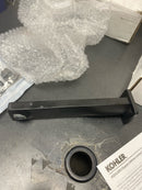 KOHLER T27120-4-BL Parallel Wall-mount bathroom sink faucet trim, Matte Black