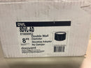 DuraVent 8DVL-AD 8" Inner Diameter - DVL Stove Pipe - Double Wall - Adapter - Black