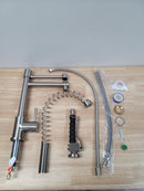 Vigo VG02007ST Zurich 1.8 GPM Single Hole Pre-Rinse Pull Down Kitchen Faucet - Stainless Steel