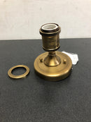 Innovations Lighting 516-1C-BB Bare Bulb 5" Wide Semi-Flush Ceiling Fixture - Brushed Brass