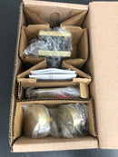 Baldwin PVCONCSR044 Contemporary Privacy Door Knob with Square Rose - Satin Brass