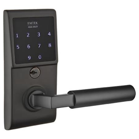Emtek E4020US19 EMTouch Electronic Keypad Leverset from the Brass Modern Collection - Flat Black