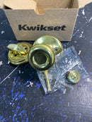 Kwikset 966T-3.UNIV Tylo Knob Single Cylinder Interior Pack with Round Rose for Handlesets - Polished Brass