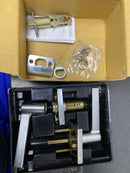 Kwikset SL1000DALSQT-26D Safelock Daylon Passage Door Lever Set Square Rose