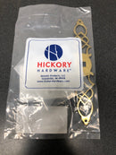 Hickory Hardware P326-LP Manor House Series 5-1/2" Long Traditional Knob Backplate - Lancaster Hand Polished