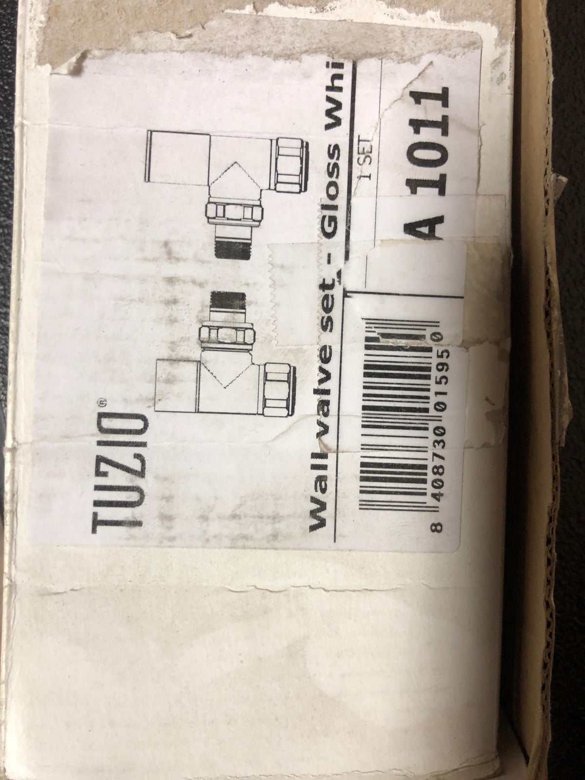 8408730015950 ICO A1011 Tuzio Wall Valve Set - Gloss White