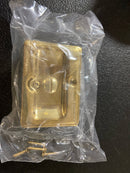 Deltana SDLA325CR003 Solid Brass Privacy Pocket Door Lock| 3-1/4"|Adjustable - Polished Brass