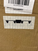 Elegant Lighting LD7312W32BLK Merrick 4 Light 9" Tall Bathroom Sconce - Black / Clear