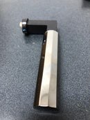 Emtek C520FAUS10B Faceted Privacy Door Lever Set from the SELECT Brass Collection with CF Mechanism - Oil Rubbed Bronze