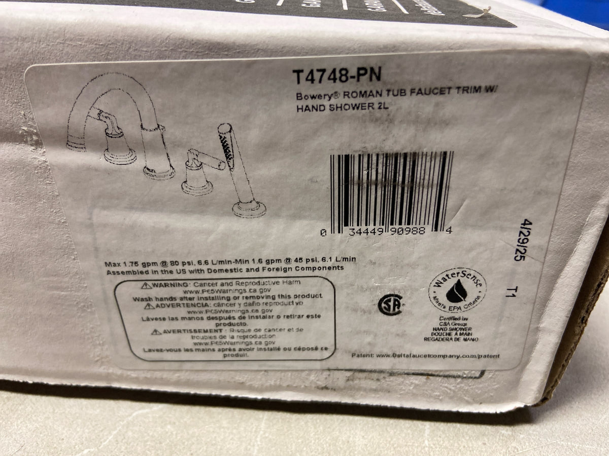 Delta T4748-PN - Roman Tub Faucet