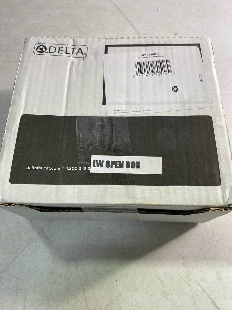 Delta RP6346RB Grid Drain Assembly with Overflow - Venetian Bronze