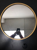 Elegant Lighting MR4818BR Eternity 18" Diameter Circular Metal Framed Bathroom Mirror - Brass