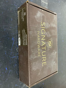 Signature Hardware SHHB9007ZBN Hibiscus Volume Control Trim - Less Valve - Brushed Nickel