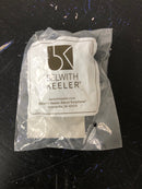 Belwith Keeler B077459-MB Brownstone 1-1/4" Stepped Round Cabinet Knob / Drawer Knob - Matte Black