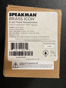 Speakman S-2252-PB-E2 Polished Solid Brass Shower Head, 3 Settings, Anystream Technology, Low Maintenance, Efficient