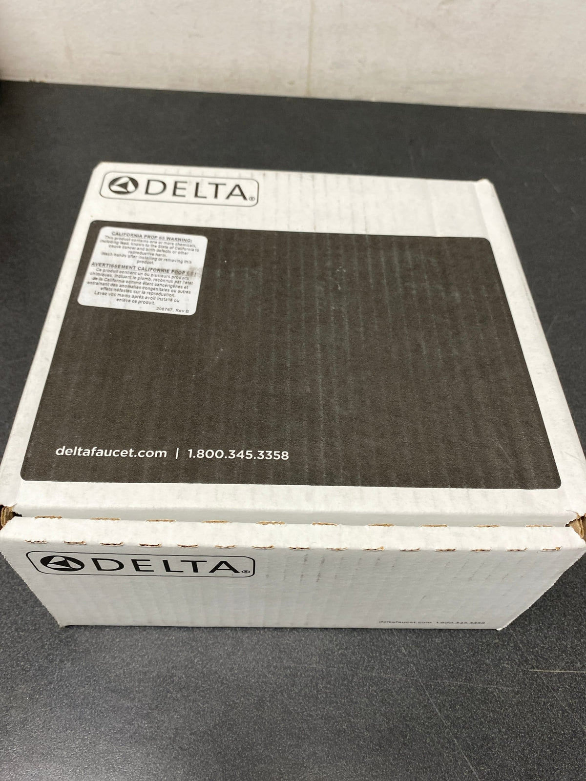 Delta T13H102 Single Handle Shower Valve Trim Less Shower Head with Metal Lever Handle from the Commercial Series - Chrome