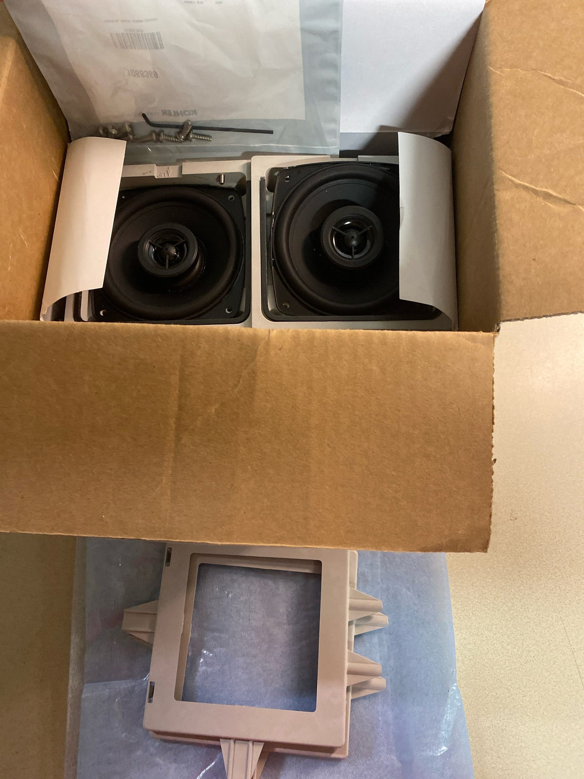 Kohler K-30318-BL SoundTile Shower Speakers - Matte Black