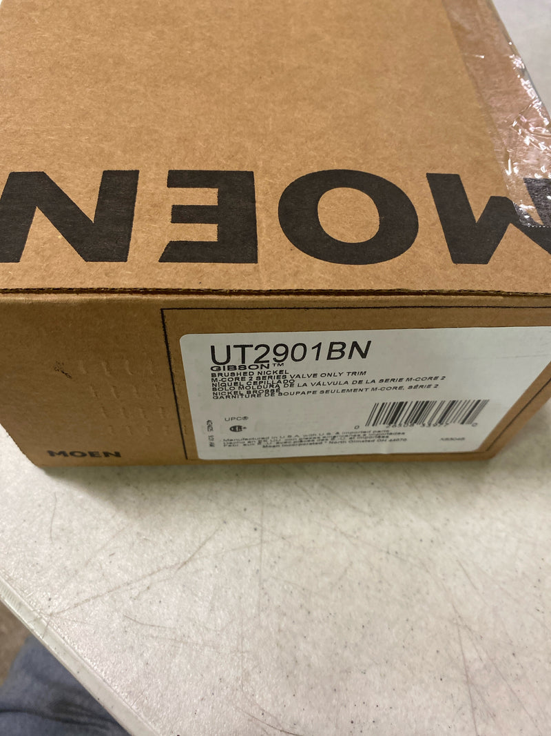 Moen UT2901BN Gibson Pressure Balanced Valve Trim Only with Single Lever Handle - Less Rough In - Brushed Nickel