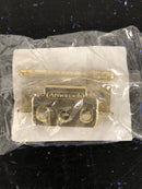 Amerock PK3175TBBBZ Functional Hardware Full Inset Wrap Cabinet Door Hinge with 105 Degree Opening Angle - Single Hinge - Golden Champagne