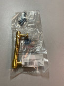 Hickory hardware H077851BGB Piper Collection Pull 3 in. (76 mm) Center to Center Brushed Golden Brass Finish Modern Zinc Bar Pull 1-Pack