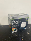 Commercial electric 92064 Flexinstall Dual Band 6 in. White Integrated LED Ceiling Light with 5CCT Plus DuoBright