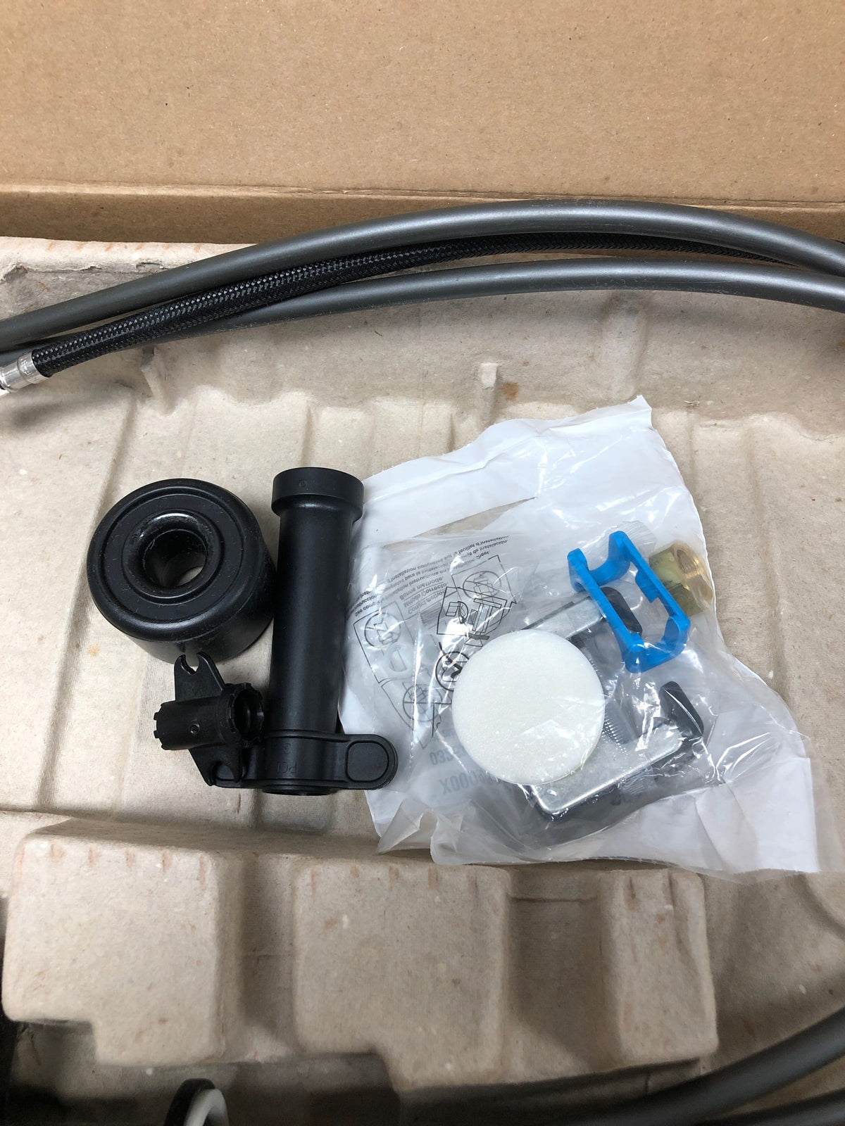 Brizo 63075LF-BLLHP Odin 1.8 GPM Single Hole Pull Down Kitchen Faucet with Arc Spout - Less Handle - Matte Black
