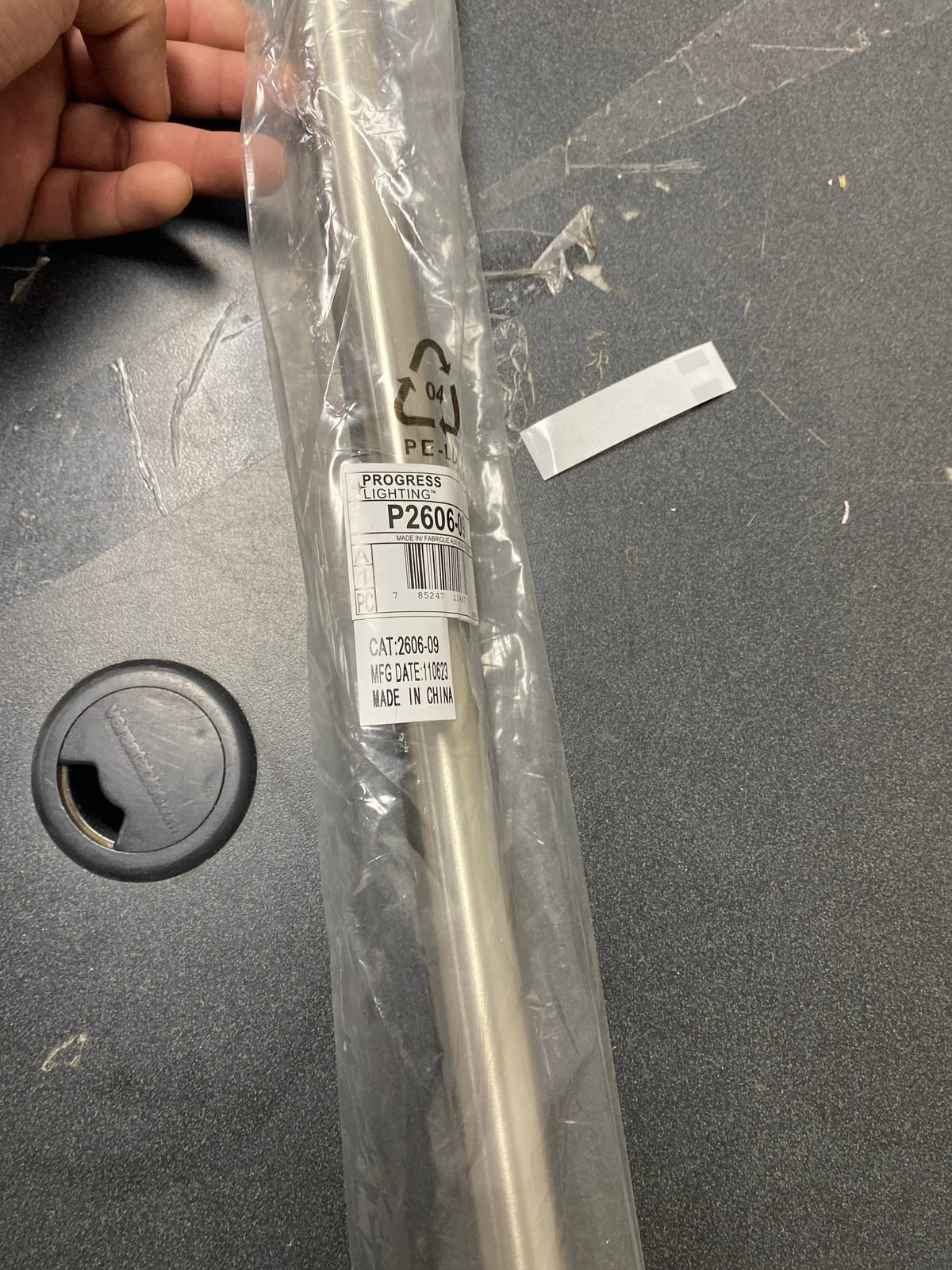 Progress Lighting P2606-09 AirPro 36" Downrod for Ceiling Fans - Brushed Nickel