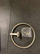 Signature Hardware 353691 Helsinki 7-1/2" Wall-Mounted Towel Ring - Brushed Nickel