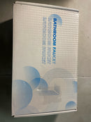 Bwe A-96004H-Black-M2 Waterfall Single Hole Single Handle Bathroom Vessel Sink Faucet in Matte Black