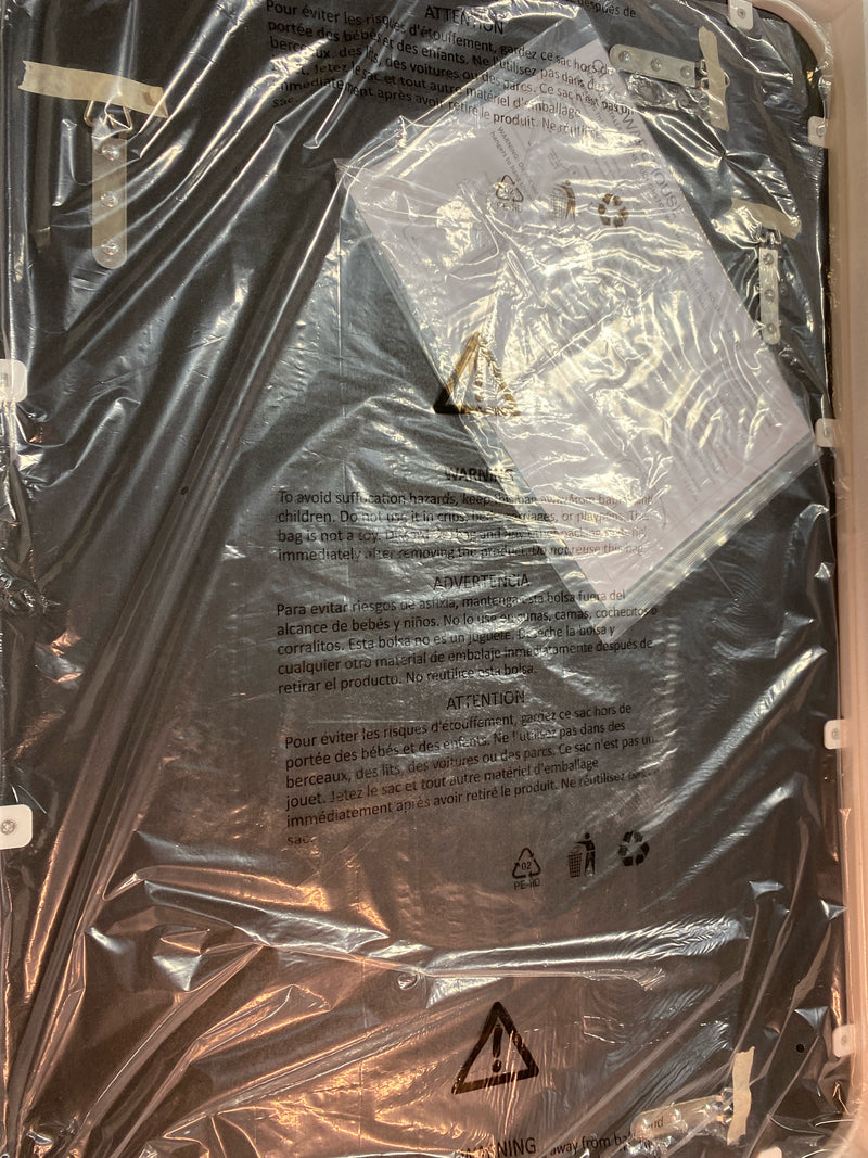 Glass Warehouse SC1-SQ-22X32 Calla 22" x 32" Framed Single Door - Black