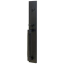 Emtek 4219US19 Single Cylinder Hercules Full Length Tubular Handleset - Flat Black