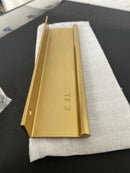 Top Knobs TK503HB Europa 5 Inch Center to Center Finger Cabinet Pull from the Mercer Series - Honey Bronze