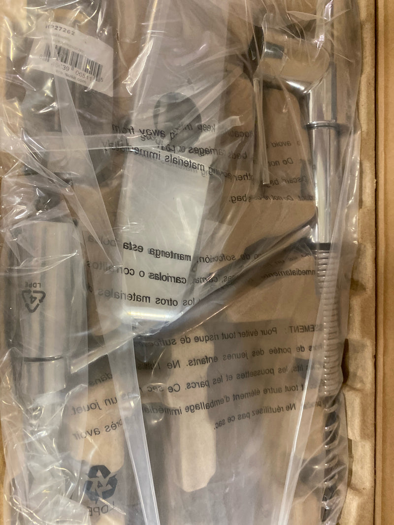 Kraus KPF-2631CH Oletto Single-Handle Pull-Down Sprayer Kitchen Faucet in Chrome