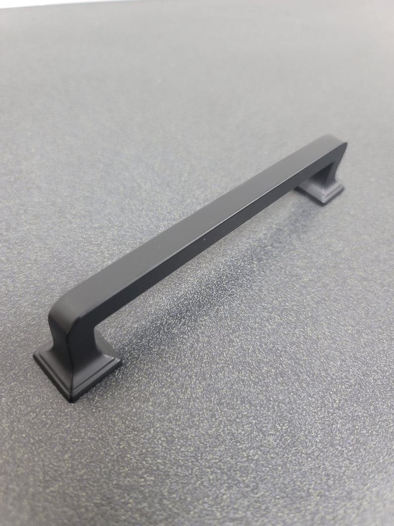 Schaub and Company 523-MB Menlo Park 5" Center to Center Contemporary Cabinet Handle - Cabinet Pull - Matte Black