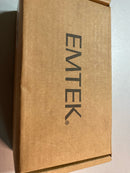 Emtek 8121OTUS14 Old Town Passage Door Knob Set with Rectangular Rose from the Brass Crystal Collection - Polished Nickel