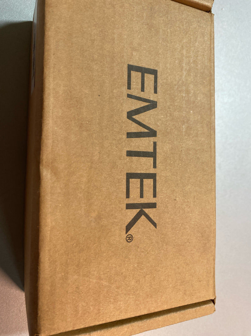 Emtek 8121OTUS14 Old Town Passage Door Knob Set with Rectangular Rose from the Brass Crystal Collection - Polished Nickel