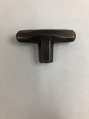 Amerock BP36642ORB St. Vincent 2-1/2 Inch Bar Cabinet Knob - Oil-Rubbed Bronze