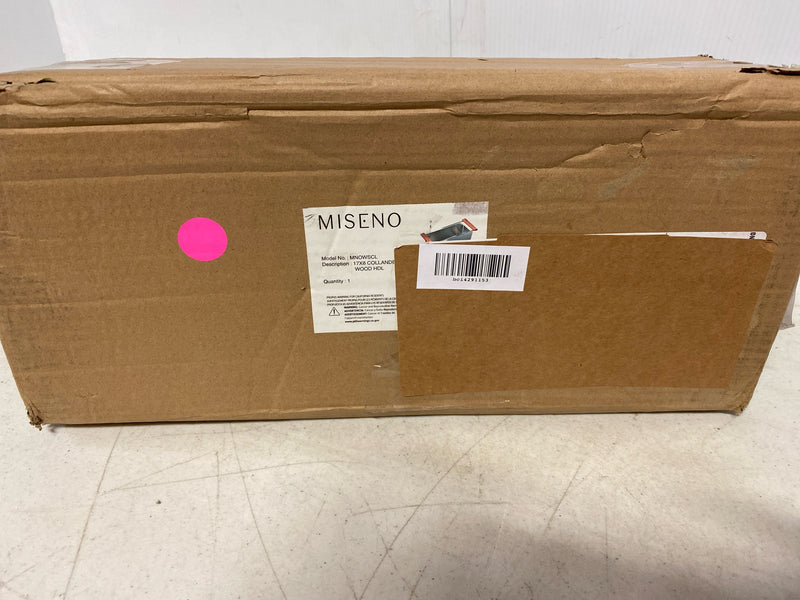 Miseno MNOWSCL Stainless Steel Colander with Hardwood Handles for the Miseno MSS183119WS sink - Stainless Steel/Hardwood