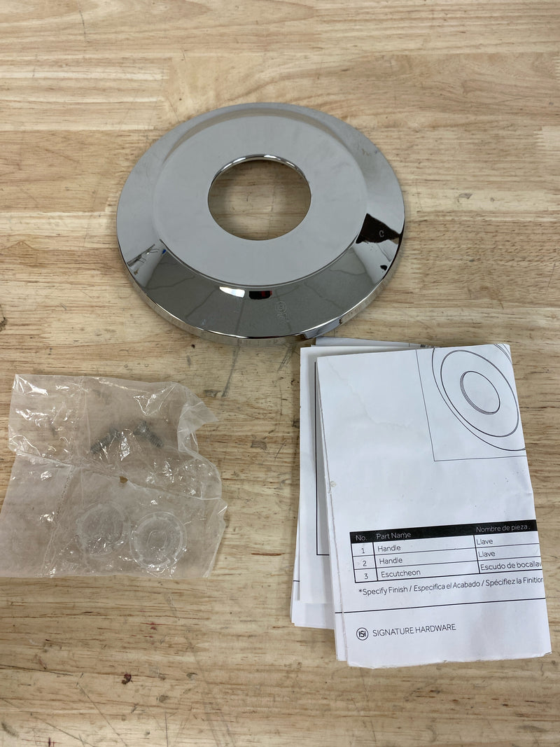 Signature Hardware SHEL441001CP Elita Pressure Balance Trim Only - Less Handle and Valve - Chrome