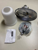 Progress Lighting Wander Collection 1-Light Polished Chrome Etched Opal Glass Farmhouse Bath Vanity Light-P300024-015