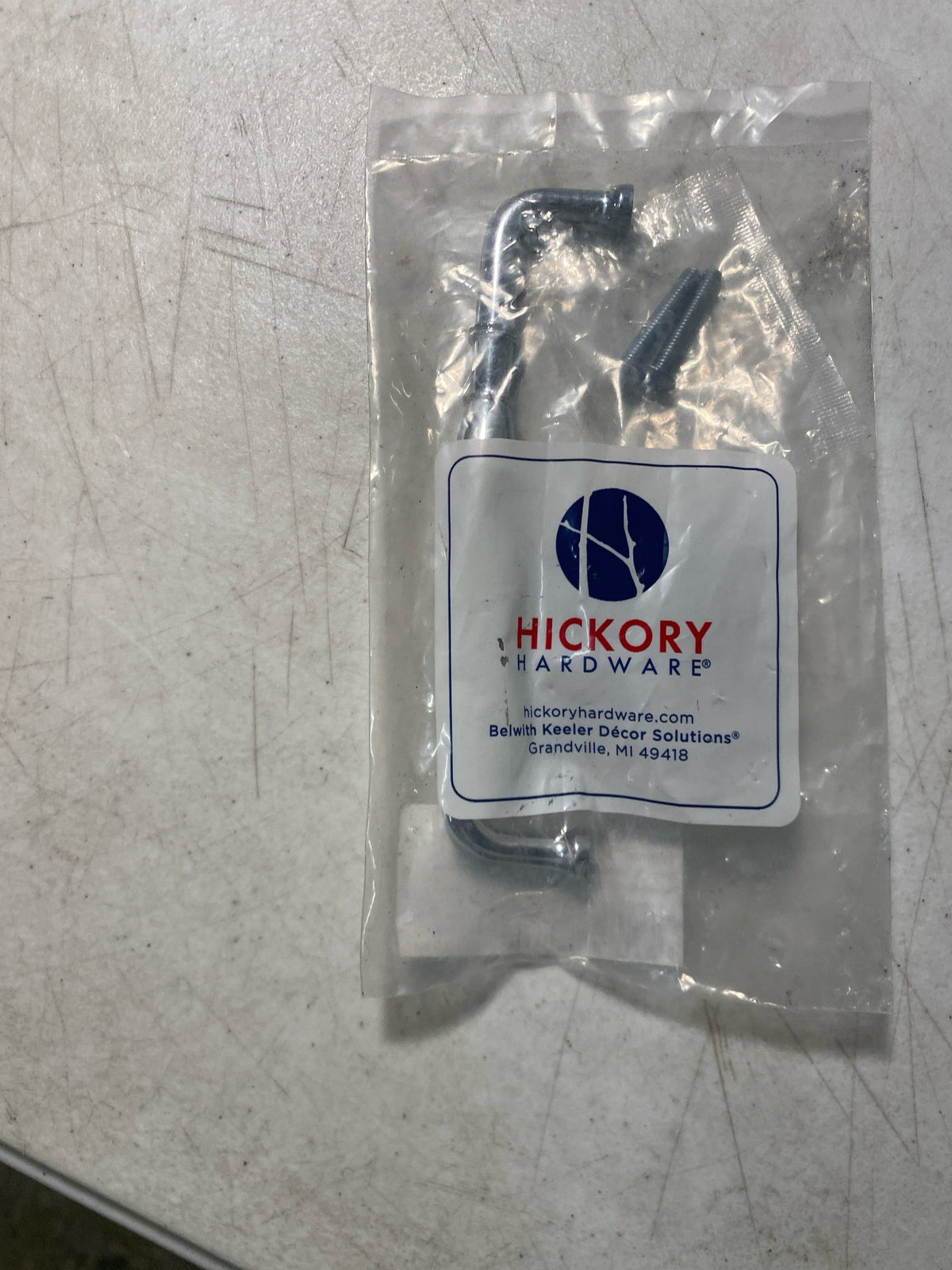 Hickory Hardware P3052-CH Williamsburg 5-1/16" Center to Center Traditional Rustic Vintage Cabinet Handle / Drawer Pull - Chrome