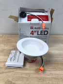 Elco EL415CT5W 4" Integrated LED Reflector Recessed Trim - 8550 Lumens 5000 Kelvin - White