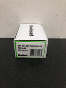 Kwikset 334SQT-514 Square Passage Hall/Closet Pocket Door Lock - Iron Black